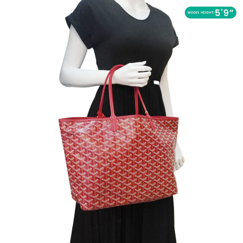 Authentic Goyard Saint Louis PM Red Tote – Premium Quality