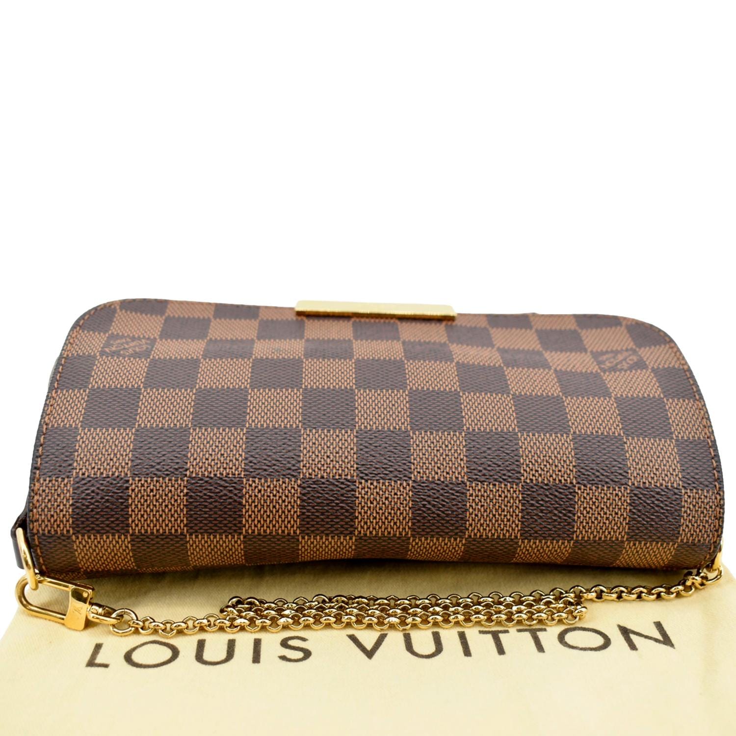 Louis Vuitton Damier Ebene Canvas Favorite PM Bag. - Unique Designer Pieces