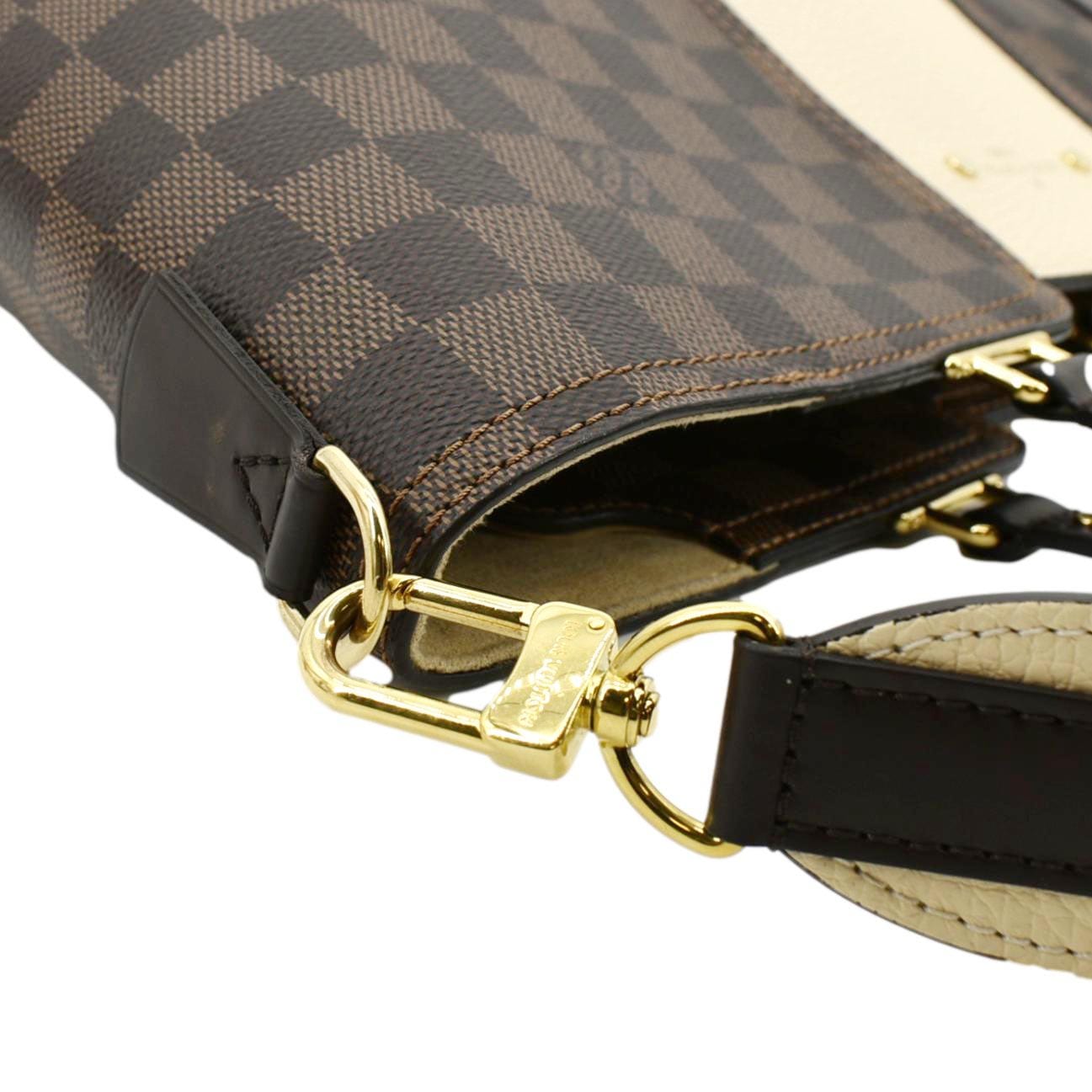 Louis Vuitton Jersey Damier Ebene Tote Shoulder Bag