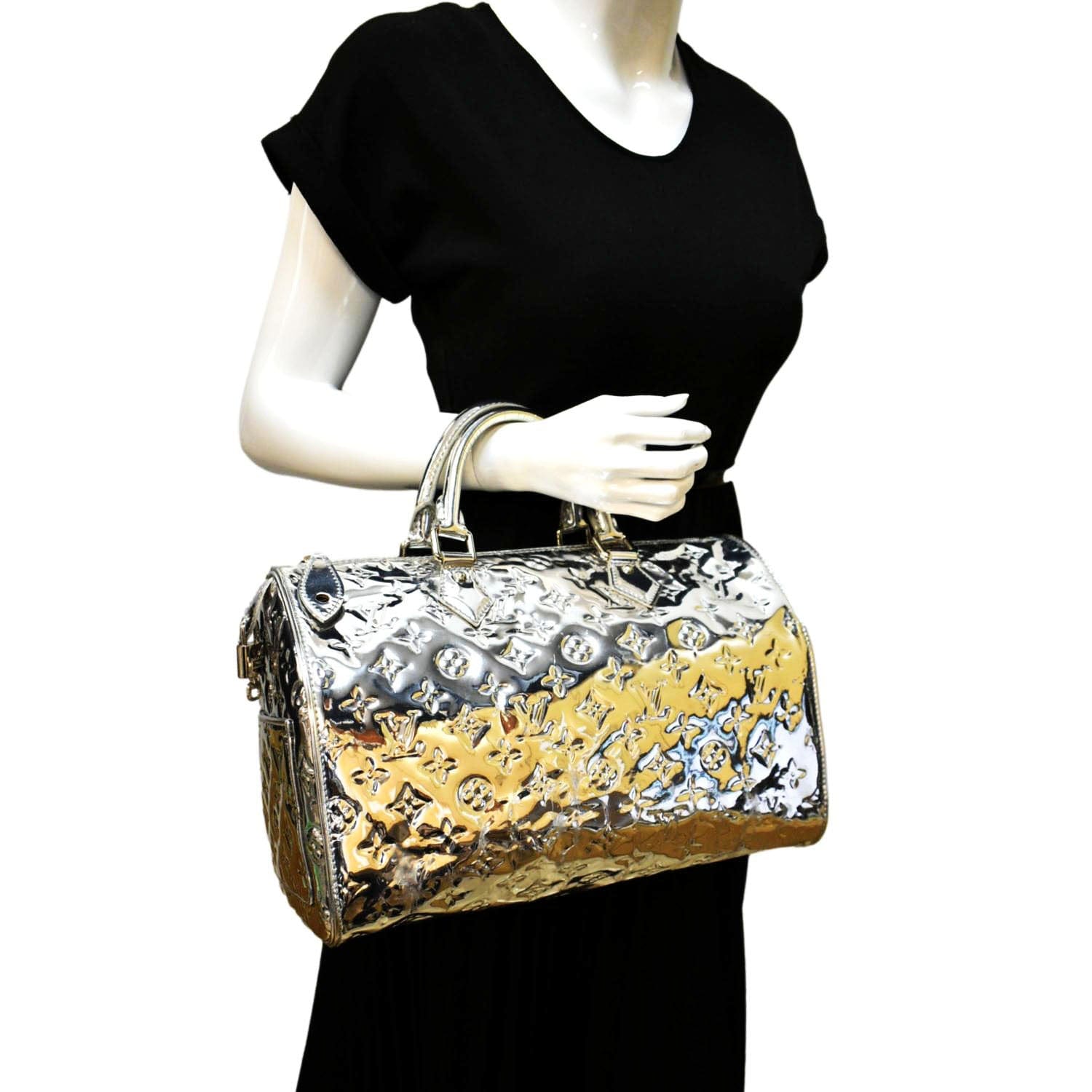 Louis Vuitton Leather Exterior Silver Bags & Handbags for Women, Authenticity Guaranteed