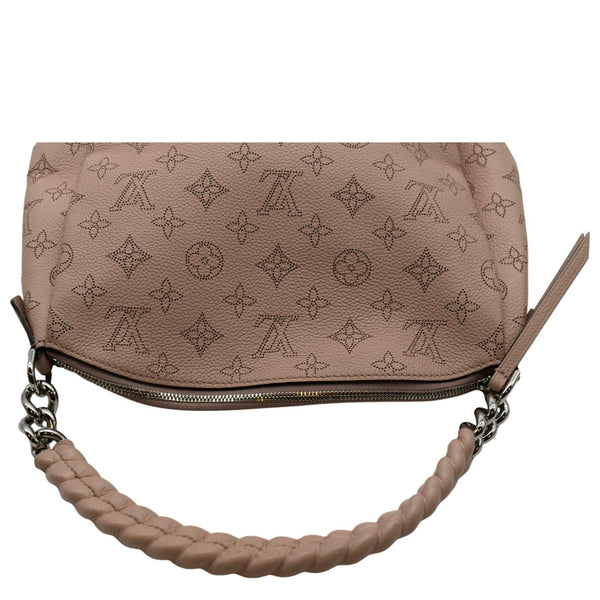Louis Vuitton Babylone Mahina Leather Satchel Bag Pink - Top