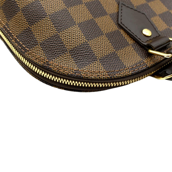LOUIS VUITTON Alma PM Damier Ebene Satchel Bag Brown