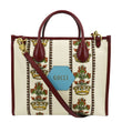 GUCCI 100 Centennial Music Small Jacquard Canvas Tote Bag Ivory 659983