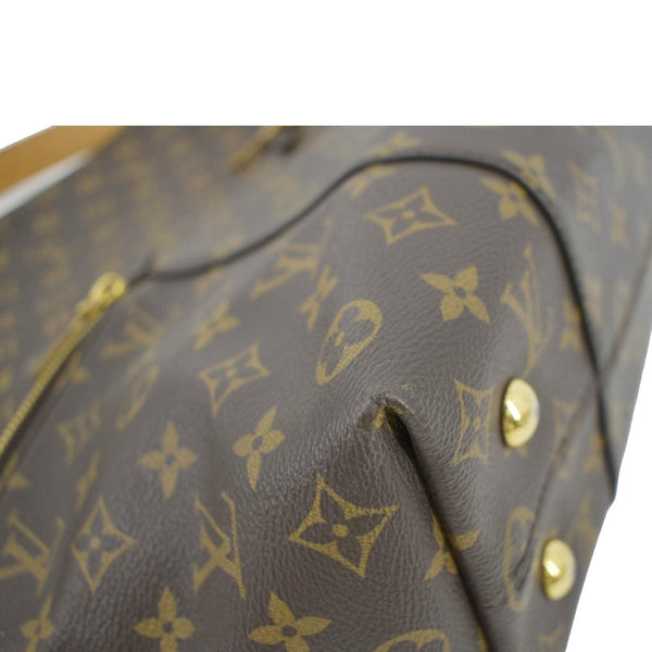 LOUIS VUITTON Melie Monogram Canvas Hobo Bag Brown
