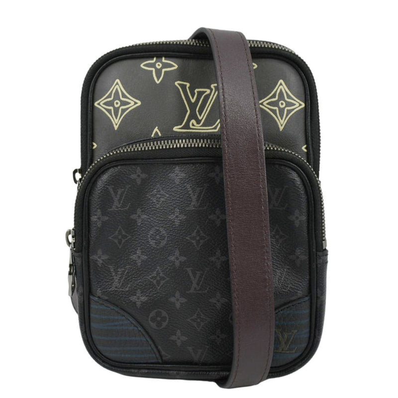 lv sling bag black