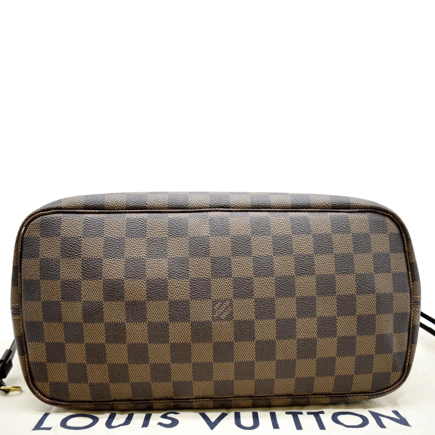 完璧 ルイヴィトン Louis Vuitton N41358 ダミエ ネヴァーフルMM トートバッグ 