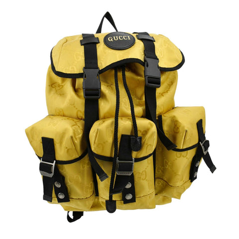 GUCCI pants Off The Grid GG Nylon Backpack Bag Yellow 626160