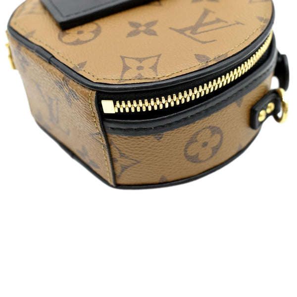 LOUIS VUITTON  Boite Chapeau Mini Reverse Monogram Canvas Shoulder Bag Brown