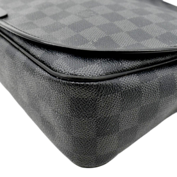 Louis Vuitton District MM Damier Graphite Messenger Bag Bottom right