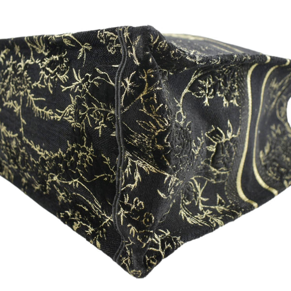 CHRISTIAN DIOR Large Book Oblique Embroidered Canvas Tote Bag Multicolor