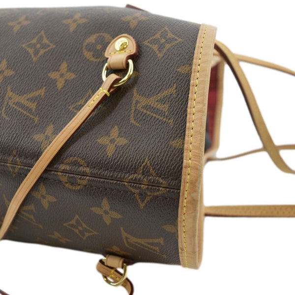 LOUIS VUITTON Neverfull MM Monogram Canvas Tote Bag Brown