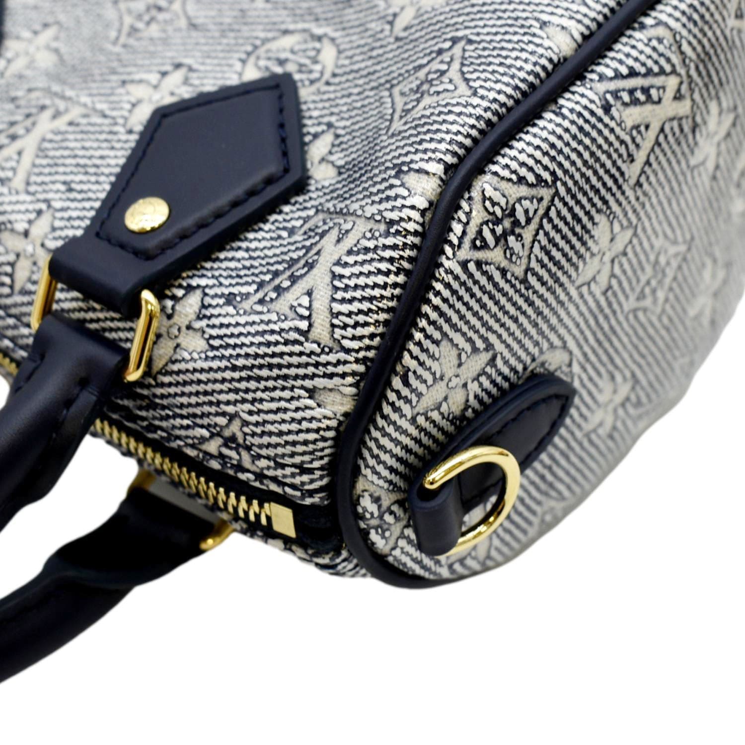 Louis Vuitton Jacquard Speedy Bandouliere 20-SELL Shoulder Strap Black (NEW)