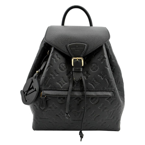 LOUIS VUITTON Montsouris NM PM Monogram Empreinte Backpack Black