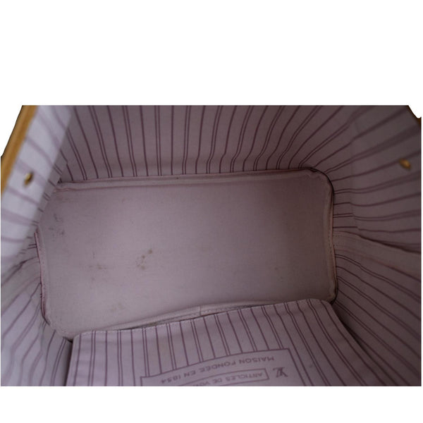 LOUIS VUITTON Neverfull Saint Tropez Monogram Canvas Tote Bag Rose Ballerine