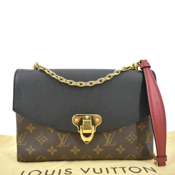 LOUIS VUITTON Saint Placide Monogram Canvas Crossbody Bag Black
