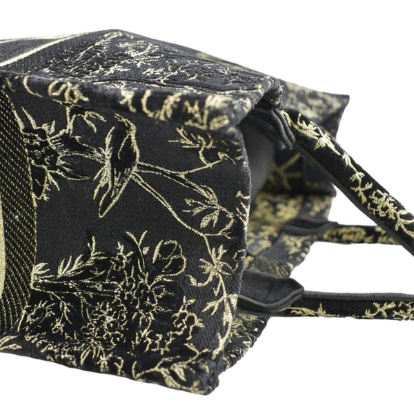 CHRISTIAN DIOR Large Book Oblique Embroidered Canvas Tote Bag Multicolor