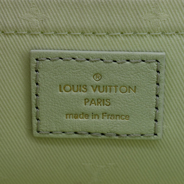 Louis Vuitton Alma BB Bubblegram Leather Satchel Bag in green color - Made In France