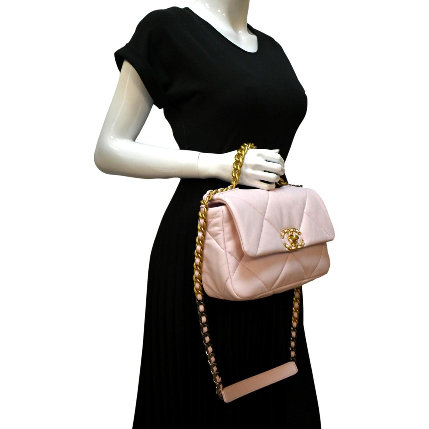 Women Designer Handbags Cross Body Purse Lambskin Leather Pink