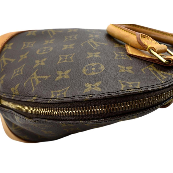 LOUIS VUITTON Alma  Monogram Canvas Satchel Crossbody Bag Brown