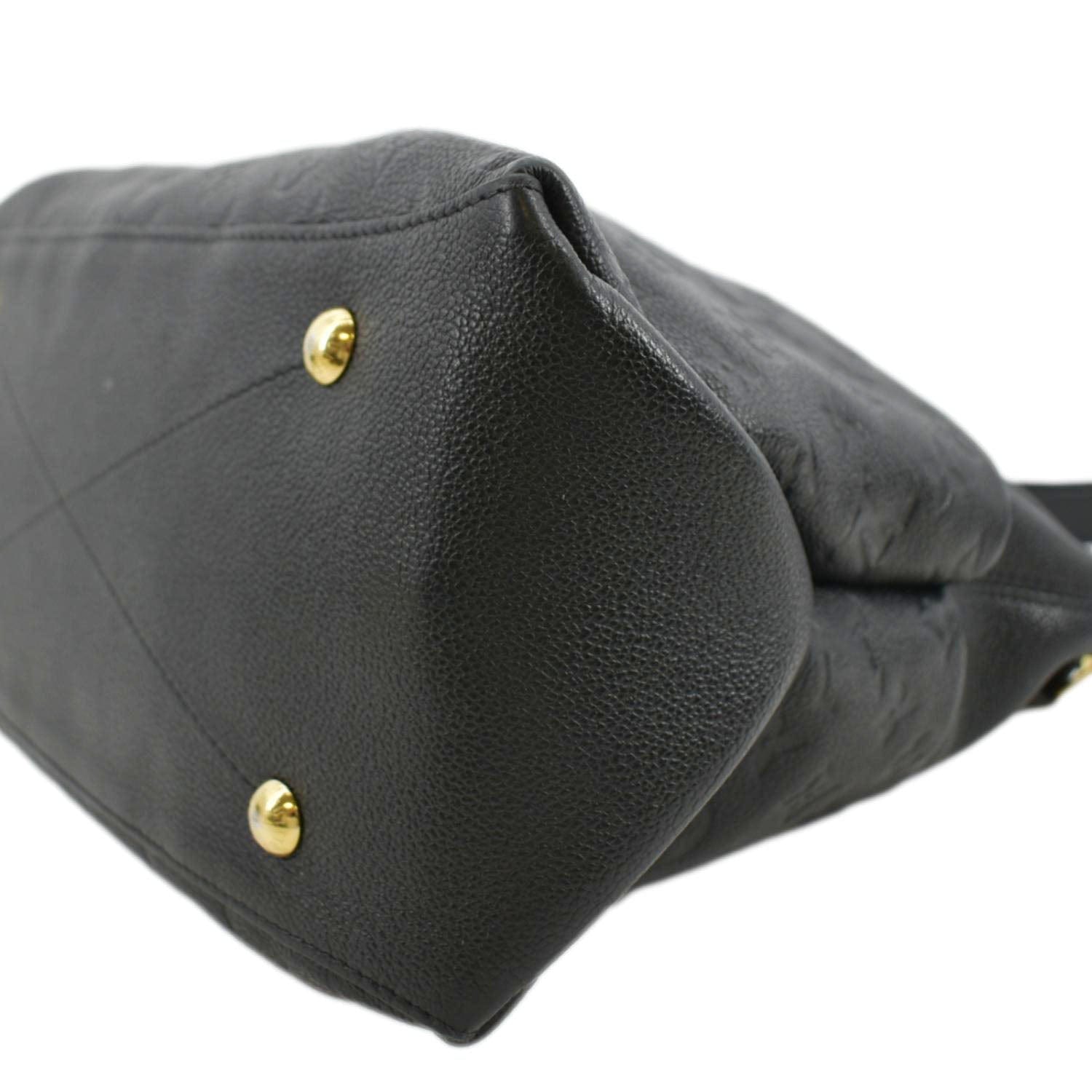 LV - Black Nylon & Leather Tote Bag
