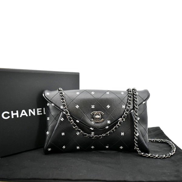 Chanel CC Envelope Printed Lambskin Leather Bag - Product