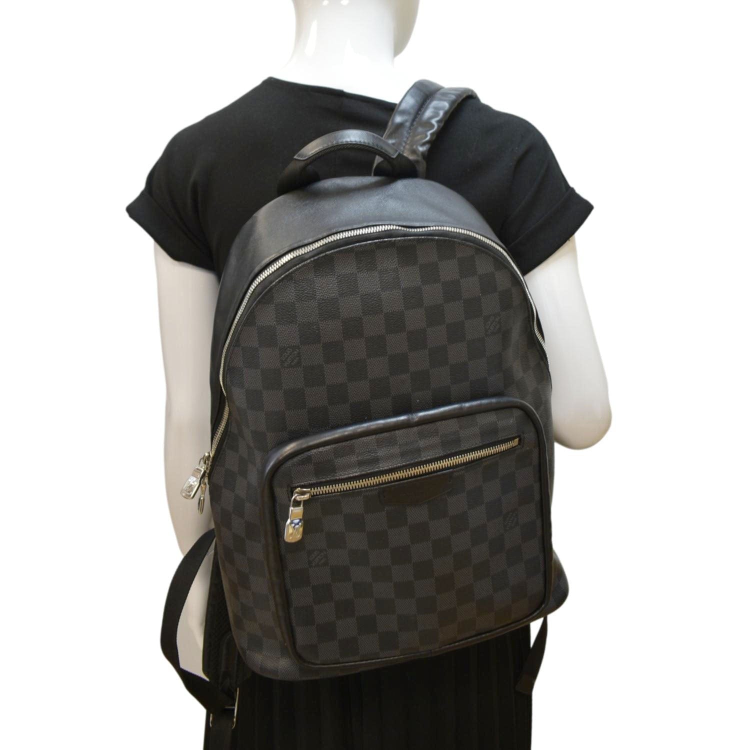 Louis Vuitton Josh Backpack Damier Coated Canvas In Graphite at