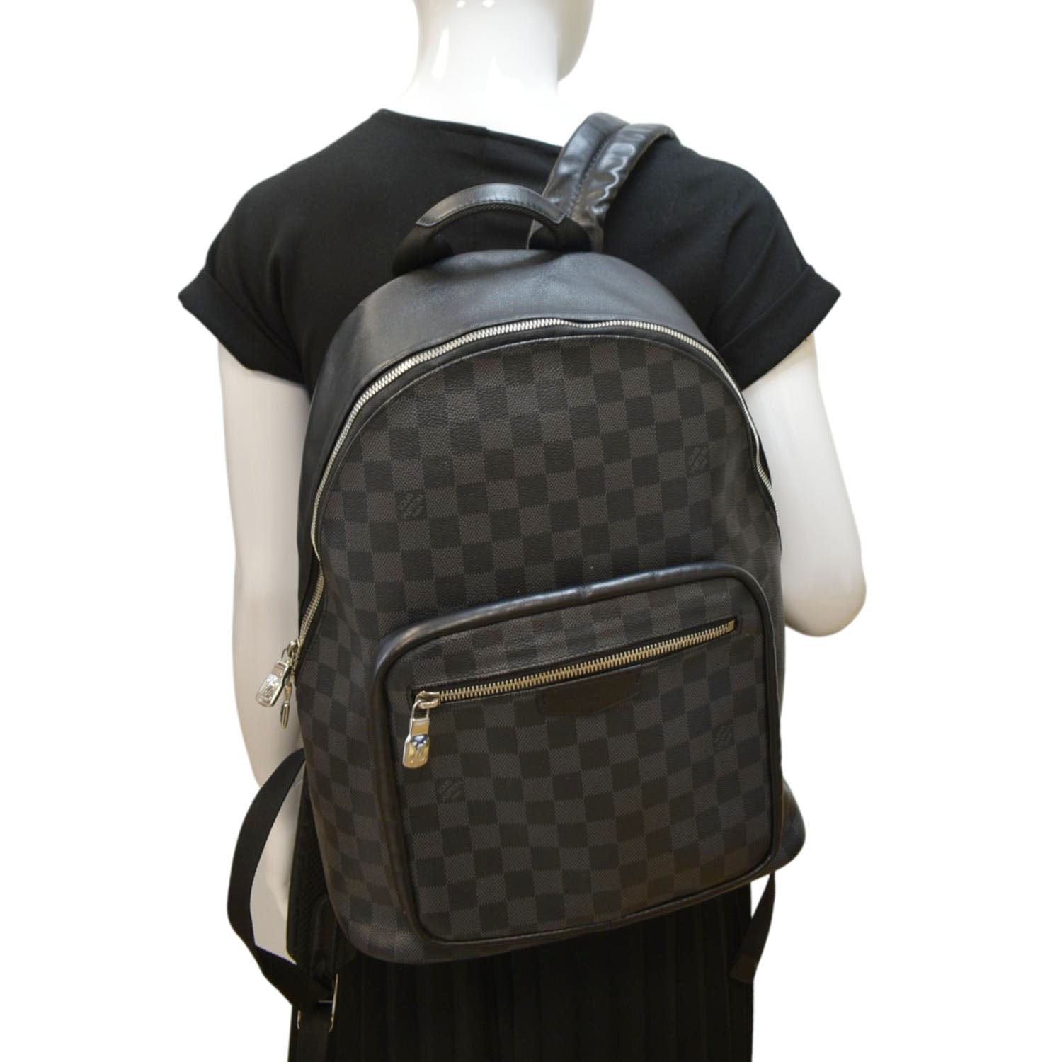 louis vuitton backpack josh LOUIS VUITTON Josh Damier Graphite Backpack Black