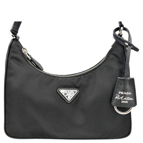 PRADA Re-Edition 2005 Re-Nylon Shoulder Bag Black