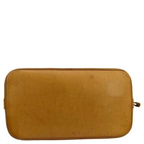 LOUIS VUITTON Alma  Monogram Canvas Satchel Crossbody Bag Brown