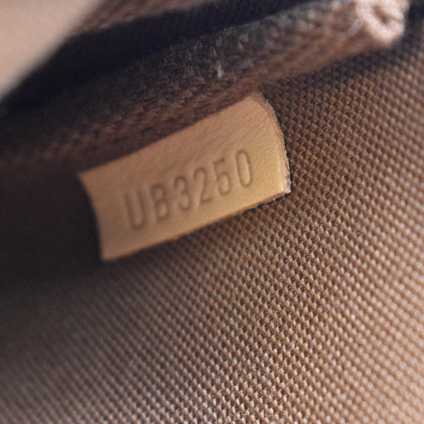 LOUIS VUITTON Mini Pochette Monogram Canvas Accessoires Pouch Brown