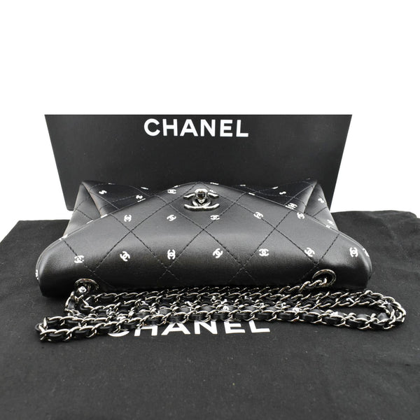Chanel CC Envelope Printed Lambskin Leather Bag - Top