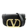 VALENTINO Garavani Supervee Leather Crossbody Bag Black