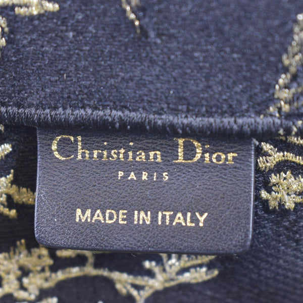 CHRISTIAN DIOR Large Book Oblique Embroidered Canvas Tote Bag Multicolor