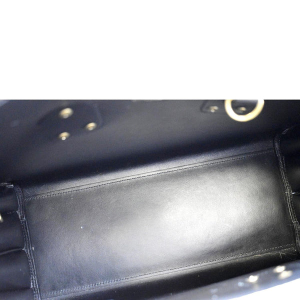 YVES SAINT LAURENT Sac de Jour Leather Satchel Shoulder Bag Black