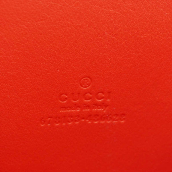 GUCCI Valentines Day Love Heart Small GG Supreme Canvas Shoulder Bag Beige 678133