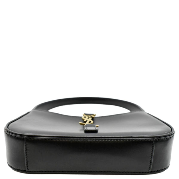 YVES SAINT LAURENT Le 5 A 7 Mini Leather Satchel Bag Black