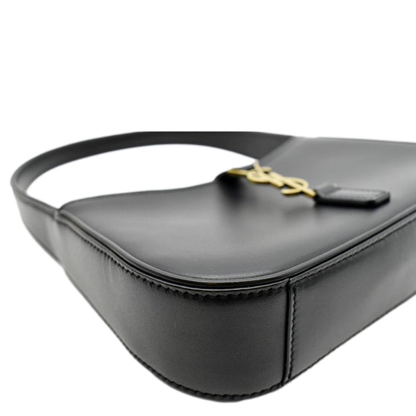 YVES SAINT LAURENT Le 5 A 7 Mini Leather Satchel Bag Black