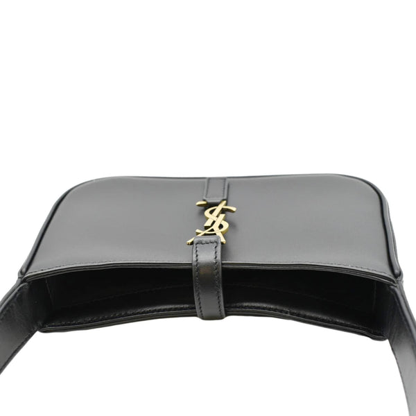 YVES SAINT LAURENT Le 5 A 7 Mini Leather Satchel Bag Black