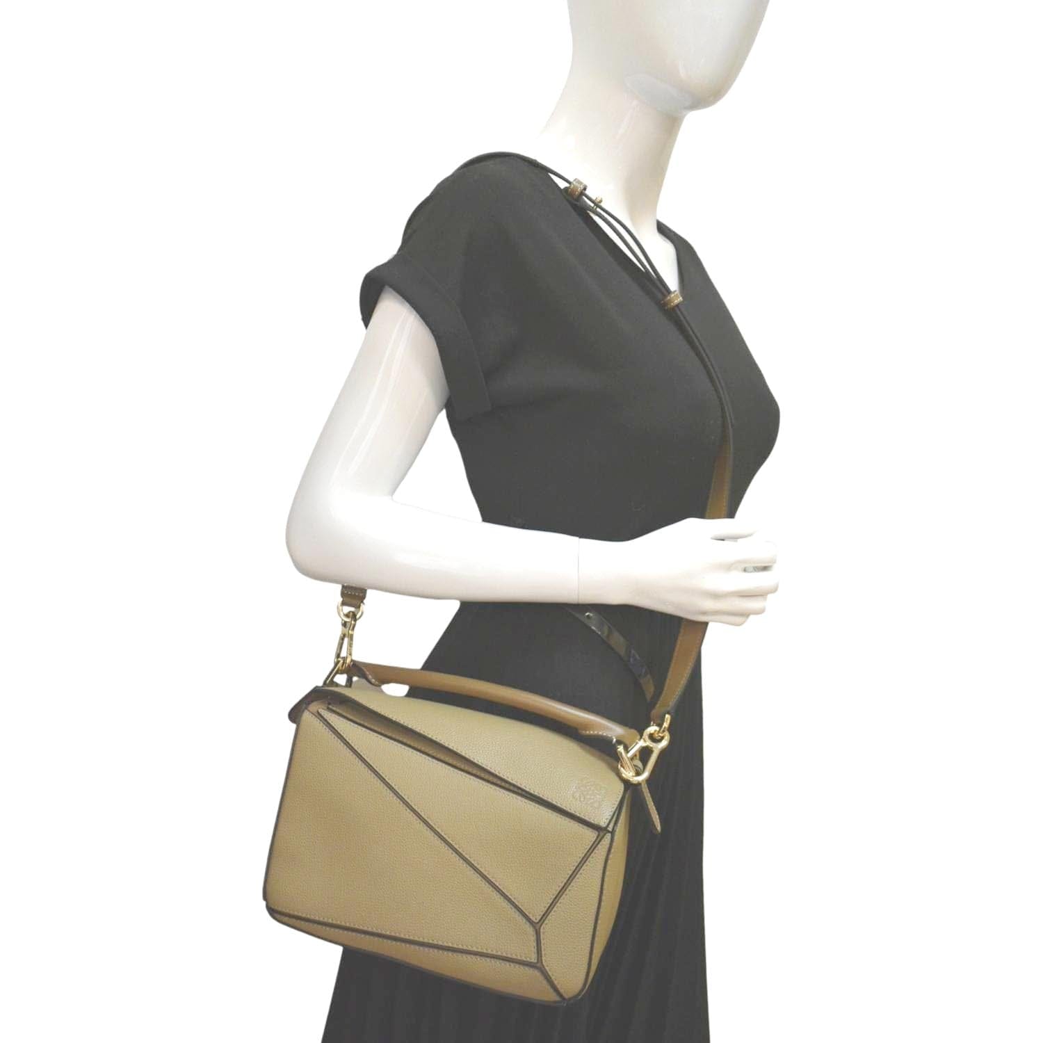 Loewe Puzzle Medium Calfskin Leather Shoulder Bag