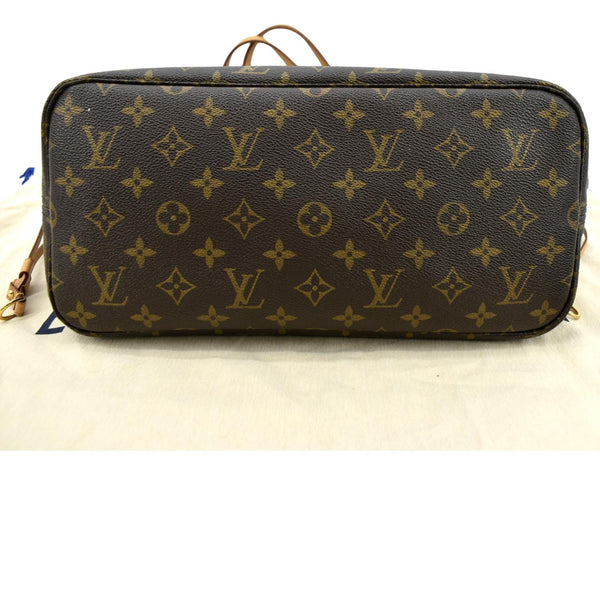 LOUIS VUITTON Neverfull Saint Tropez Monogram Canvas Tote Bag Rose Ballerine