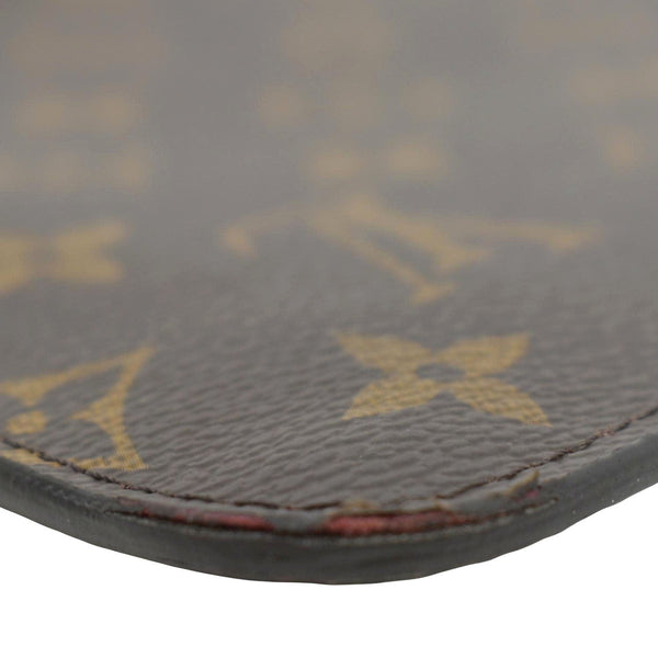 LOUIS VUITTON Neverfull MM Monogram Canvas Tote Bag Brown