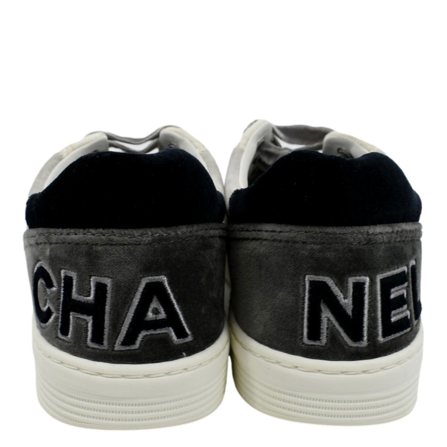 CHANEL Velvet Multicolor Sneakers Size 39