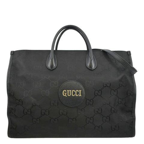 GUCCI Off The Grid GG Nylon Tote Bag Black 630353