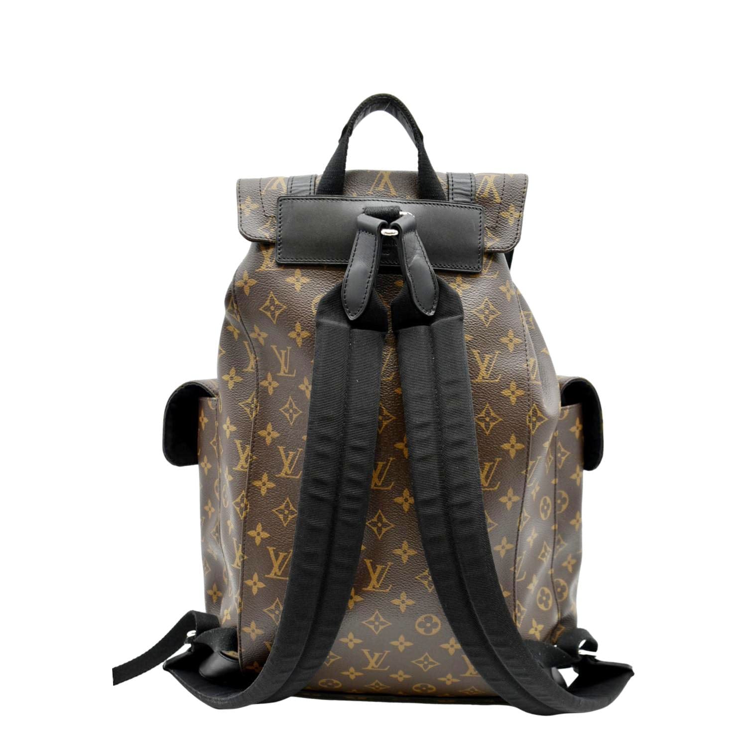 louis vuitton christopher pm backpack replica LOUIS VUITTON Christopher Monogram Macassar Canvas Backpack Bag Brown
