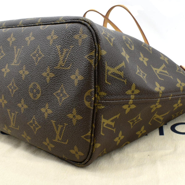 LOUIS VUITTON Neverfull Saint Tropez Monogram Canvas Tote Bag Rose Ballerine