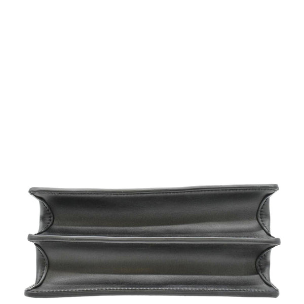 LOUIS VUITTON Dauphine MM Epi Leather Shoulder Bag Black