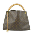 LOUIS VUITTON  Artsy MM Monogram Canvas Hobo Bag Brown