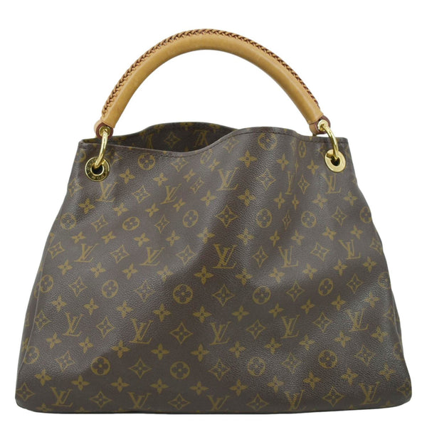 LOUIS VUITTON  Artsy MM Monogram Canvas Hobo Bag Brown