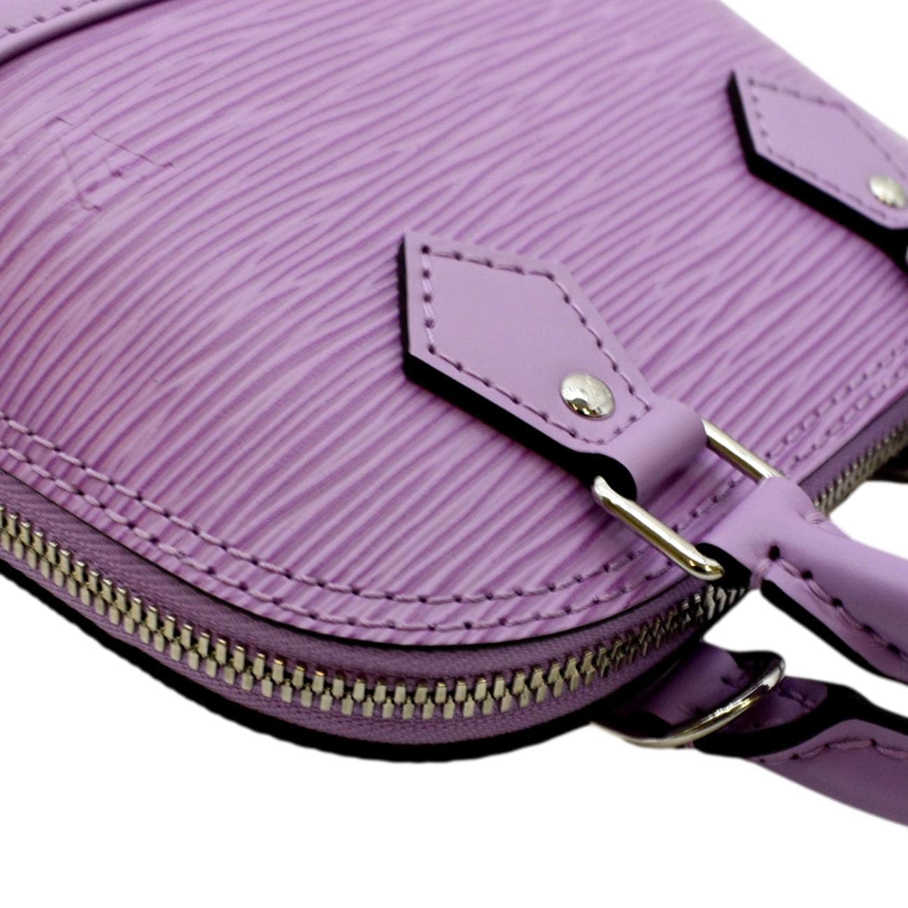 Louis Vuitton Epi Alma PM - Purple Handle Bags, Handbags
