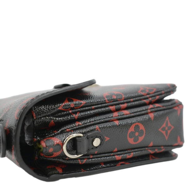 LOUIS VUITTON Metis Pochette Monogram Infrarouge Crossbody Bag Glossy Red